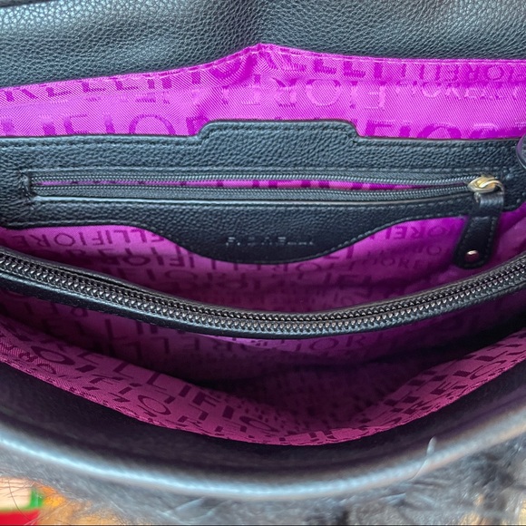 Fiorelli Handbag Black Faux Fur Satchel - Picture 10 of 11